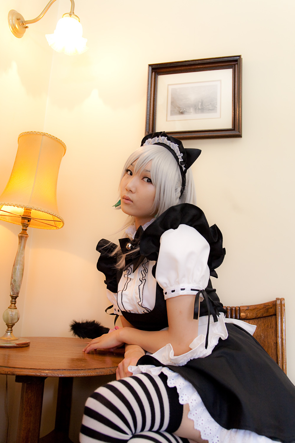 Cosplay maid as a beauty C77 Sakuya izayoi (2)